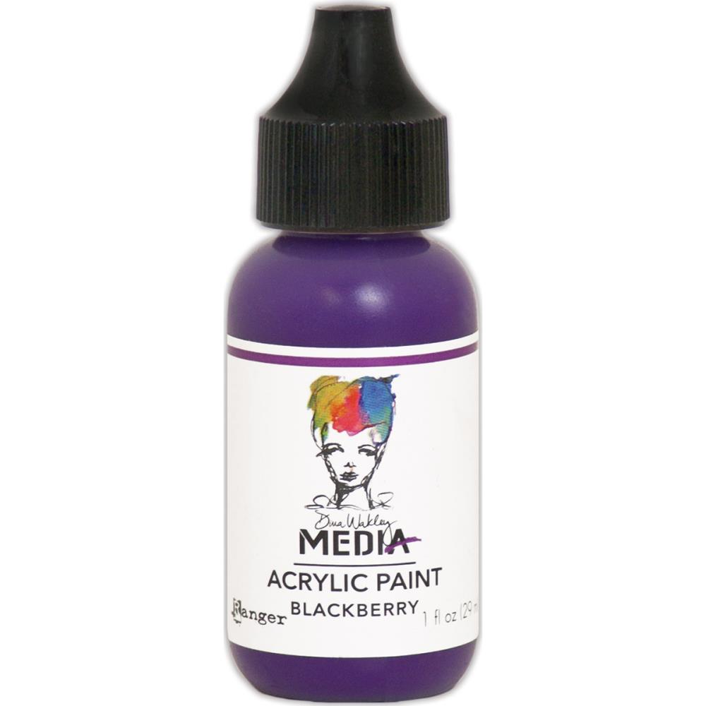 Blackberry - Dina Wakley Media Heavy Body Acrylic Paint 1oz Blackberry - Dina Wakley Media Heavy Body Acrylic Paint 1oz