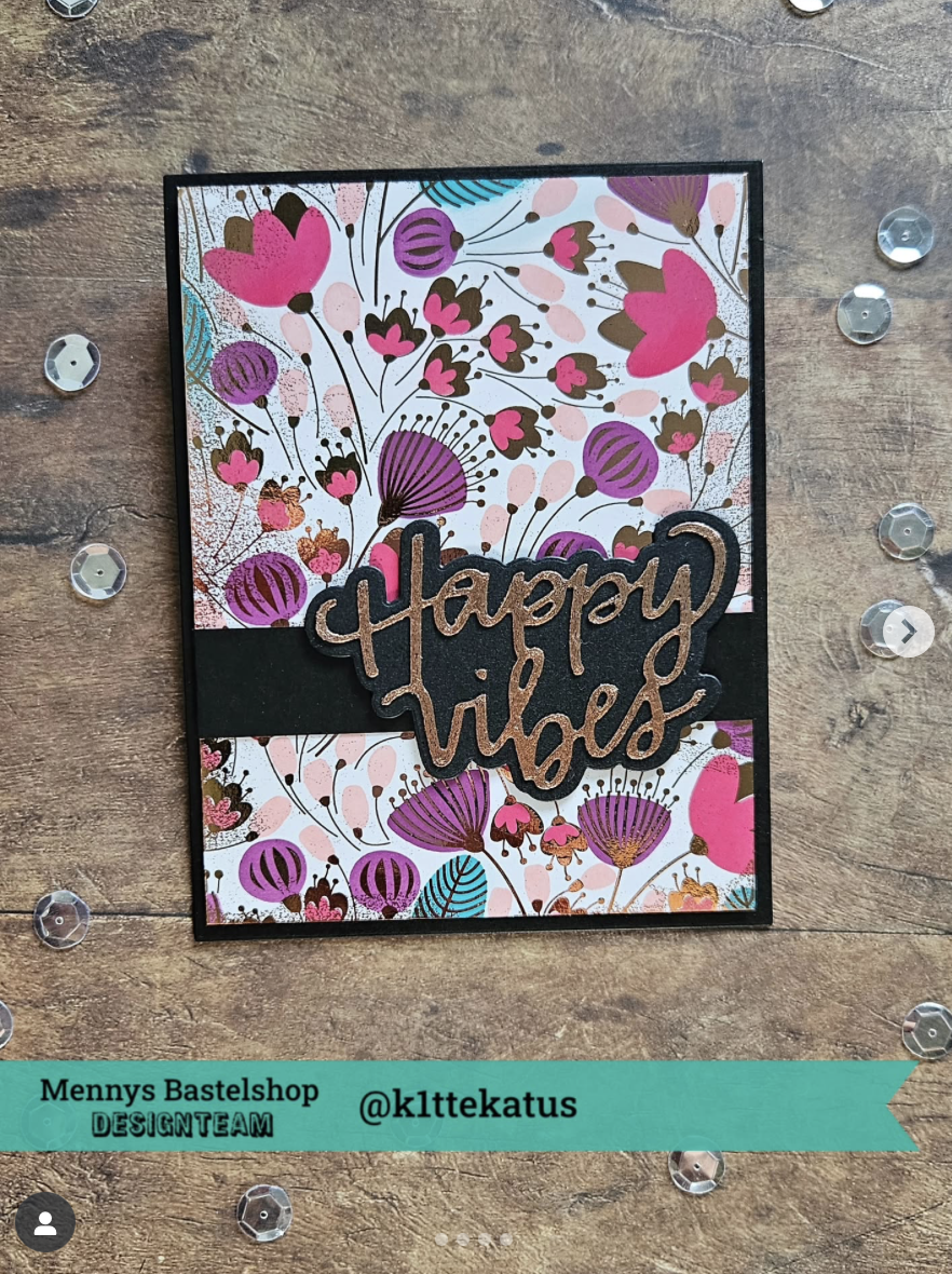 Flowers in the Breeze - Stencil & Foilables