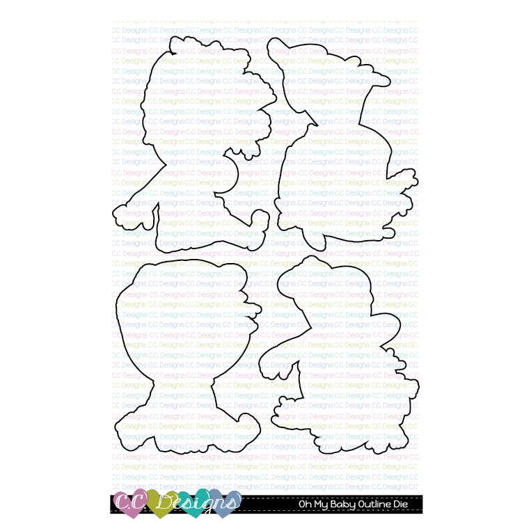 Oh My Baby - Outline Metal Die