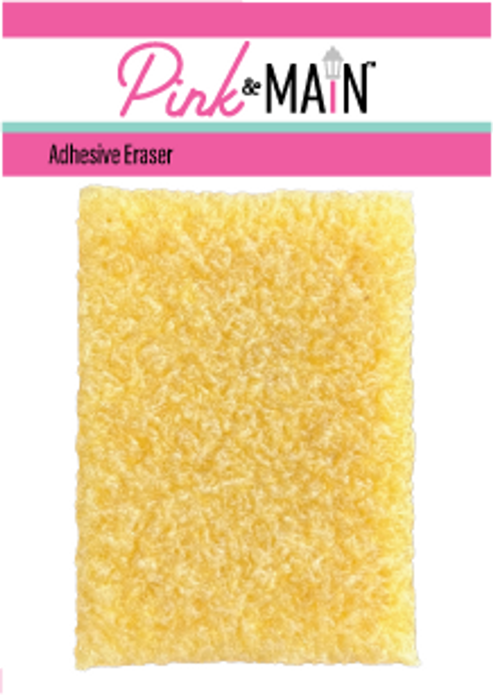 Adhesive Eraser - Pink & Main Adhesive Eraser - Pink & Main