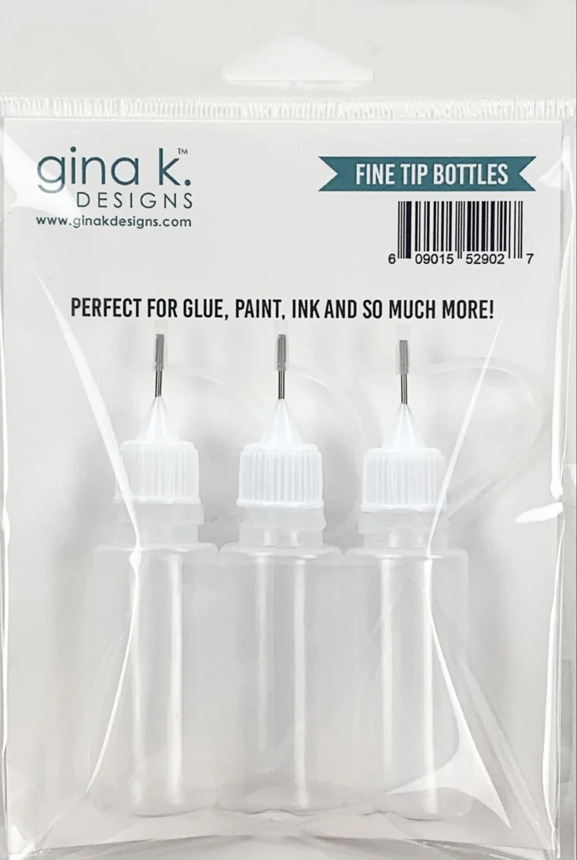 Storage - Fine Tip Bottles- 3 Pack - Gina K Designs