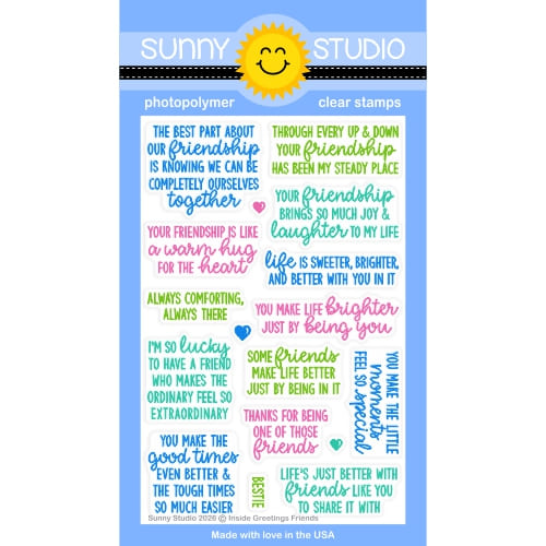 Inside Greetings Friends