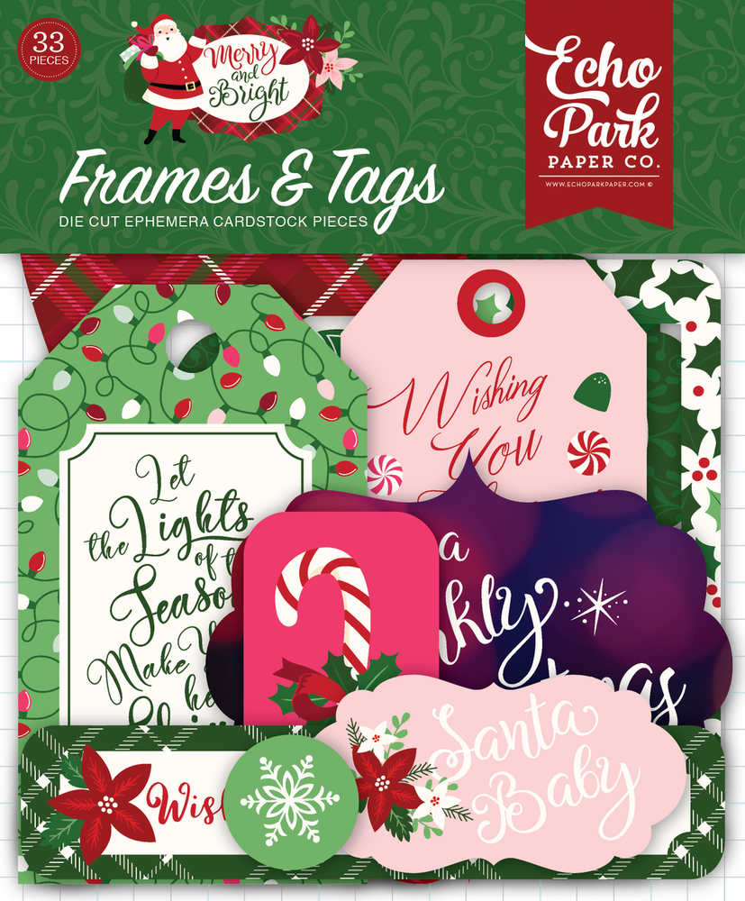 Merry & Bright Frames & Tags Ephemera - Echo Park Merry & Bright Frames & Tags Ephemera - Echo Park
