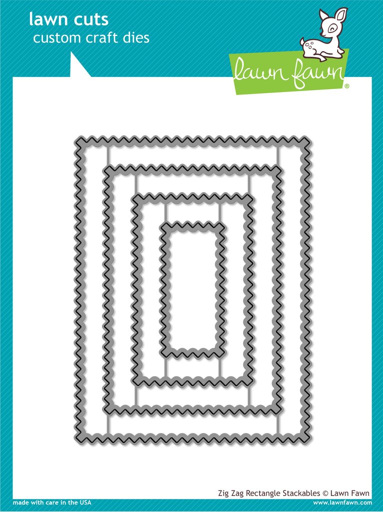 Zig Zag Rectangle Stackables- lawn cuts Zig Zag Rectangle Stackables- lawn cuts