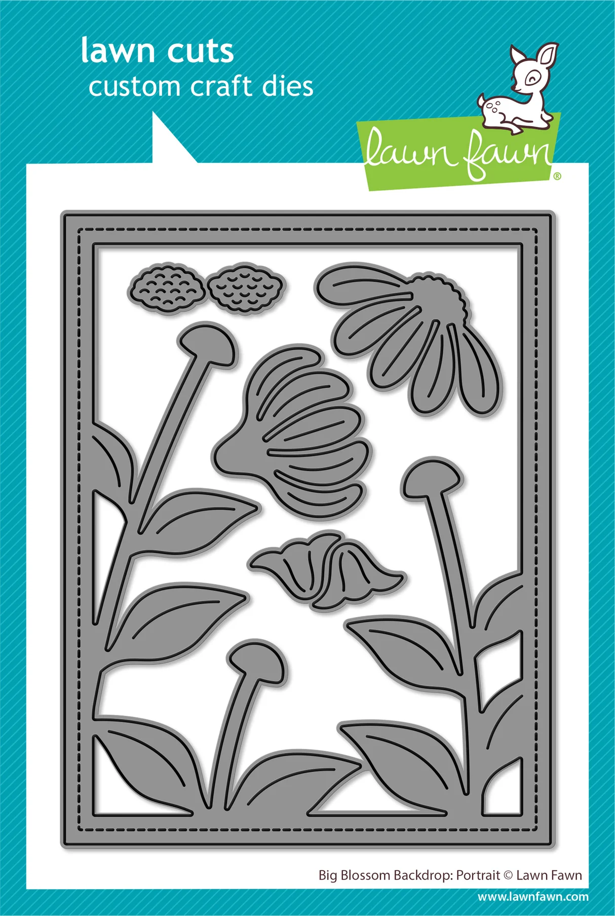 Big Blossom Backdrop: Portrait - Lawn Cuts 