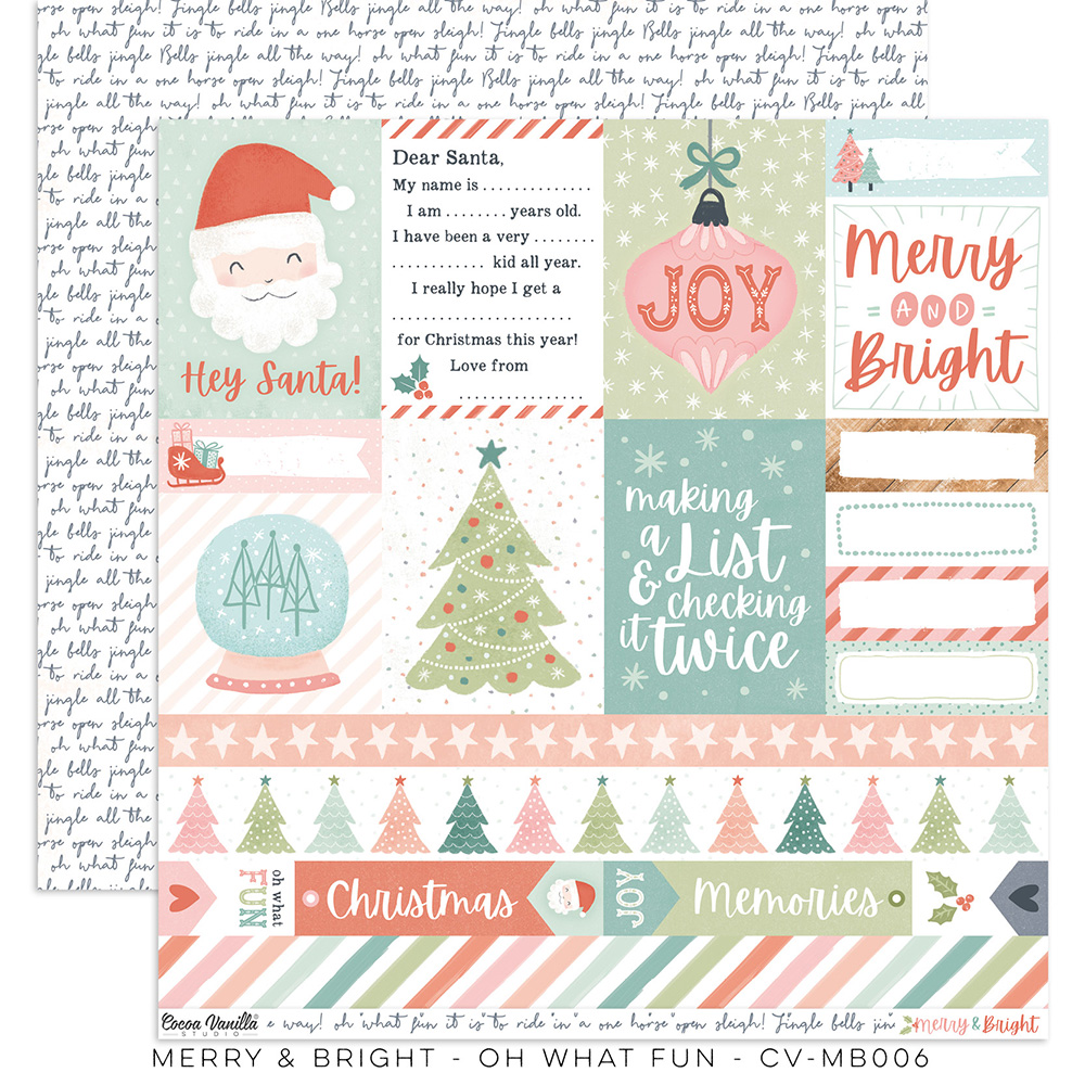 Oh What Fun - Paper - MERRY & BRIGHT - Joy To The World