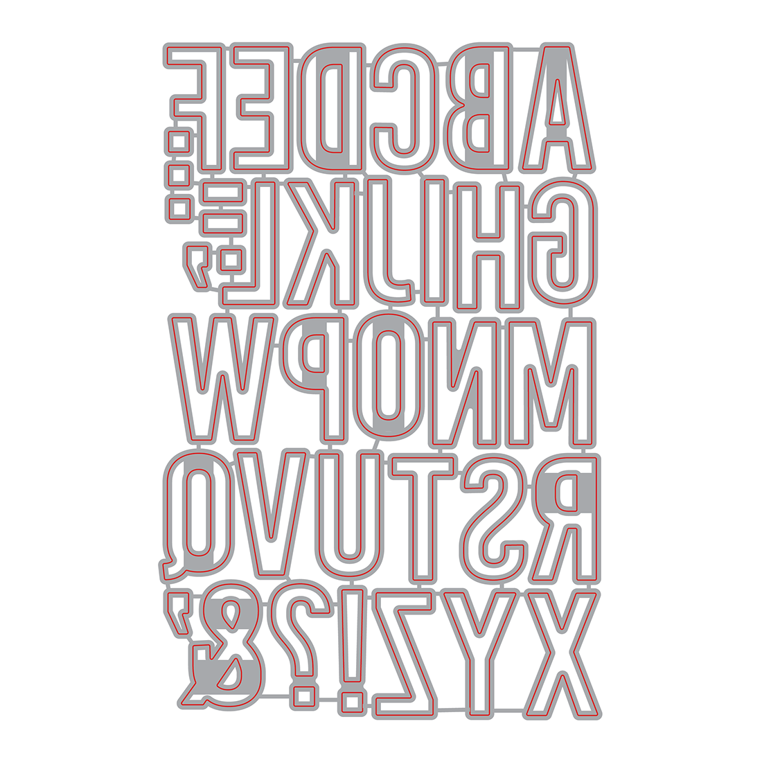 Bee Bold Alphabet - Honey Cuts Bee Bold Alphabet - Honey Cuts