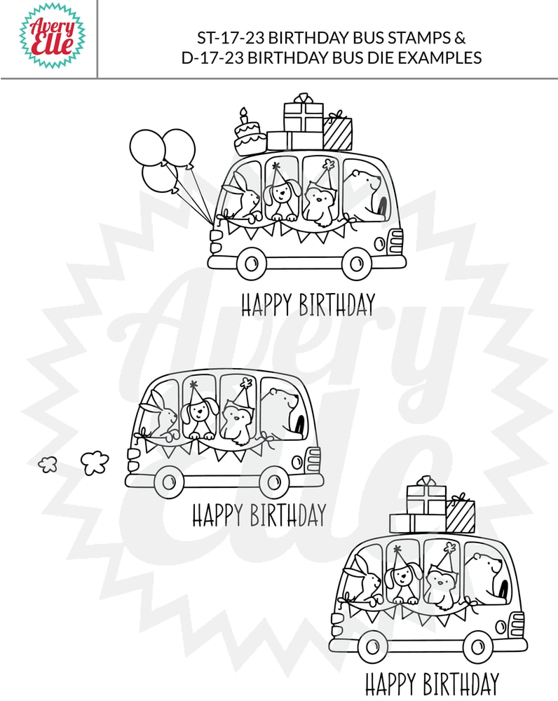 Birthday Bus - Elle-ments