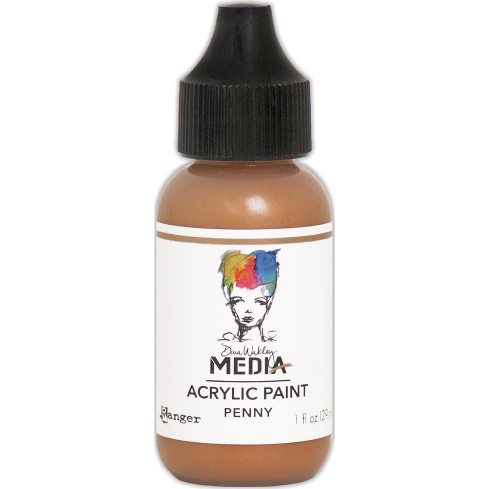 Penny - Dina Wakley Media Heavy Body Metallic Acrylic Paint 1oz