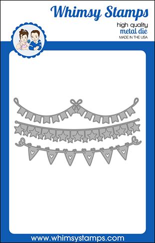 Slimline Bunting Borders - Die Set Slimline Bunting Borders - Die Set