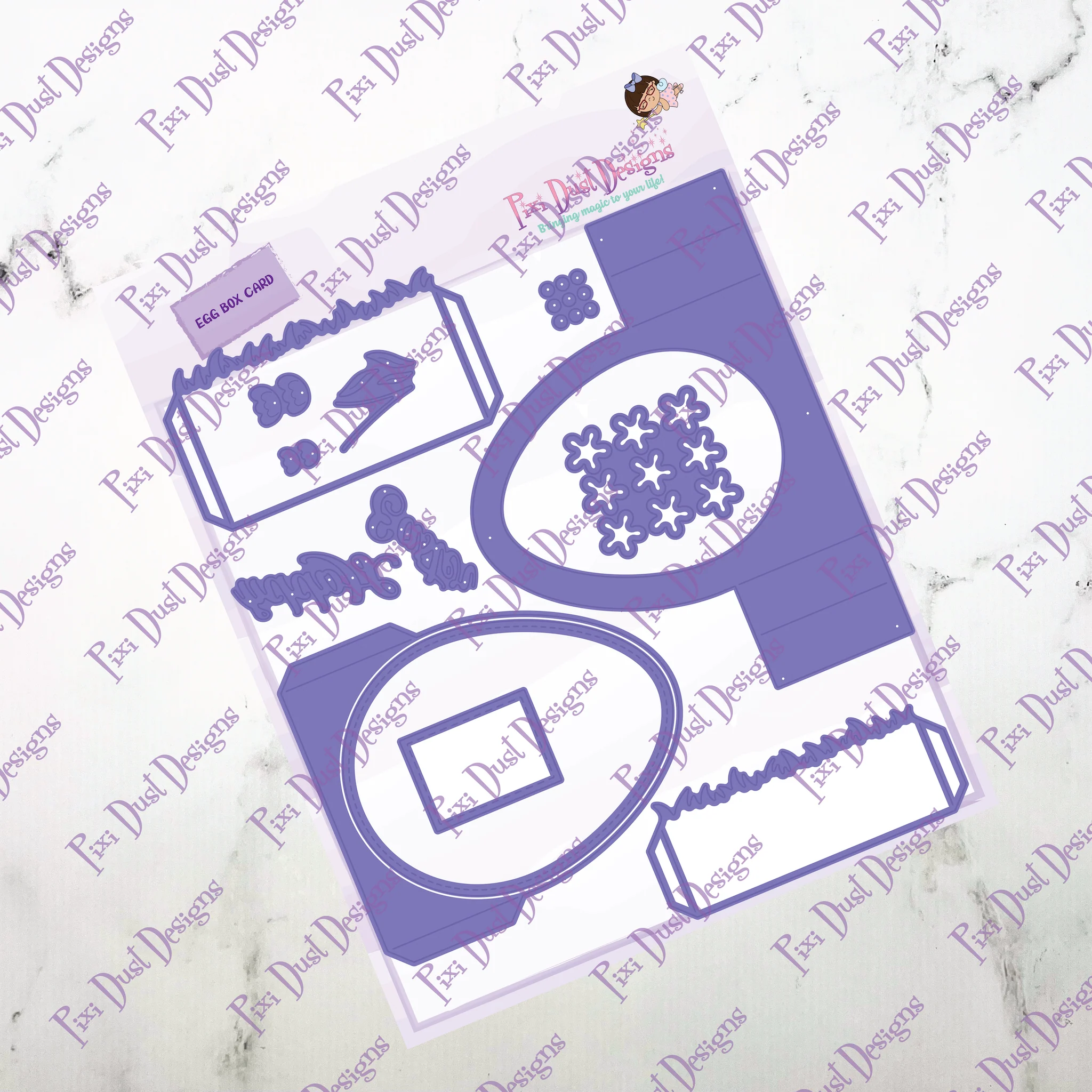 Egg Box Card - Pixi Cuts Egg Box Card - Pixi Cuts