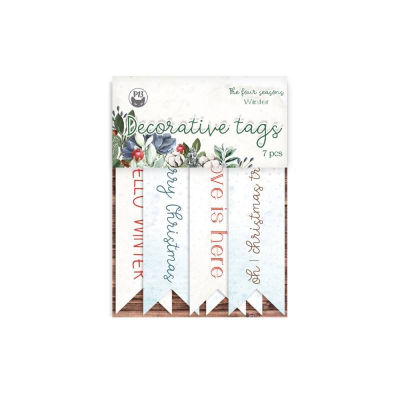 Decorative Tags 02 - The Four Seasons - Winter