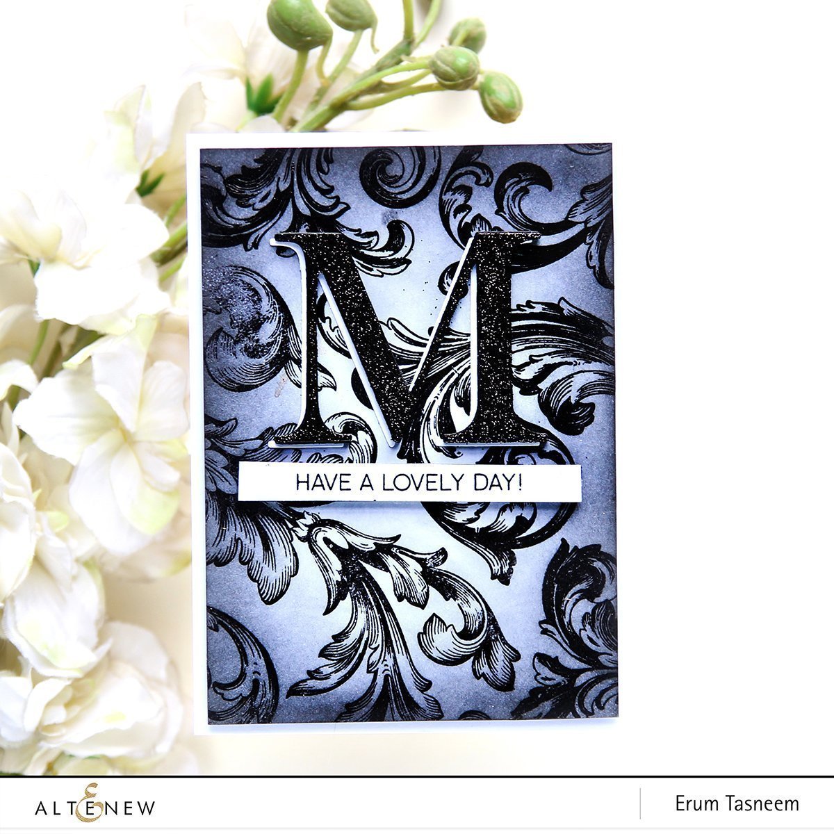 Baroque Motifs Mask - Stencil Baroque Motifs Mask - Stencil