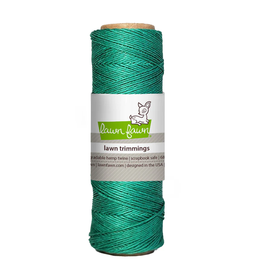 Emerald Hemp Twine - Lawn Fawn Emerald Hemp Twine - Lawn Fawn