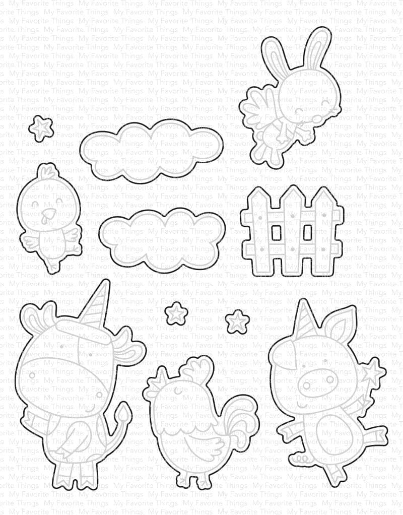 Barnyard Birthday - Die-namics Barnyard Birthday - Die-namics