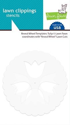 reveal wheel templates: tulip - Stencil reveal wheel templates: tulip - Stencil
