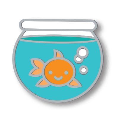 It's O-Fish-Al! - Enamel Pin - Lawn Fawn