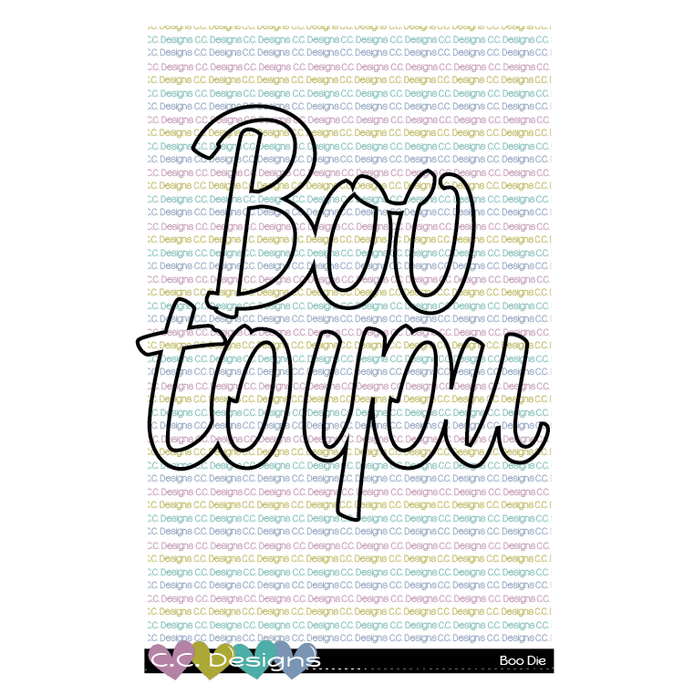Boo - Outline Metal Die Boo - Outline Metal Die