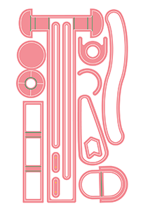 On The Move - Swivel Slide Tab Master - Set