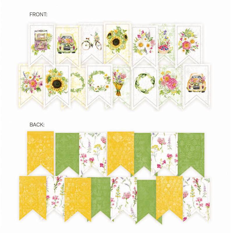 Banner / die cut - The Four Seasons - Summer