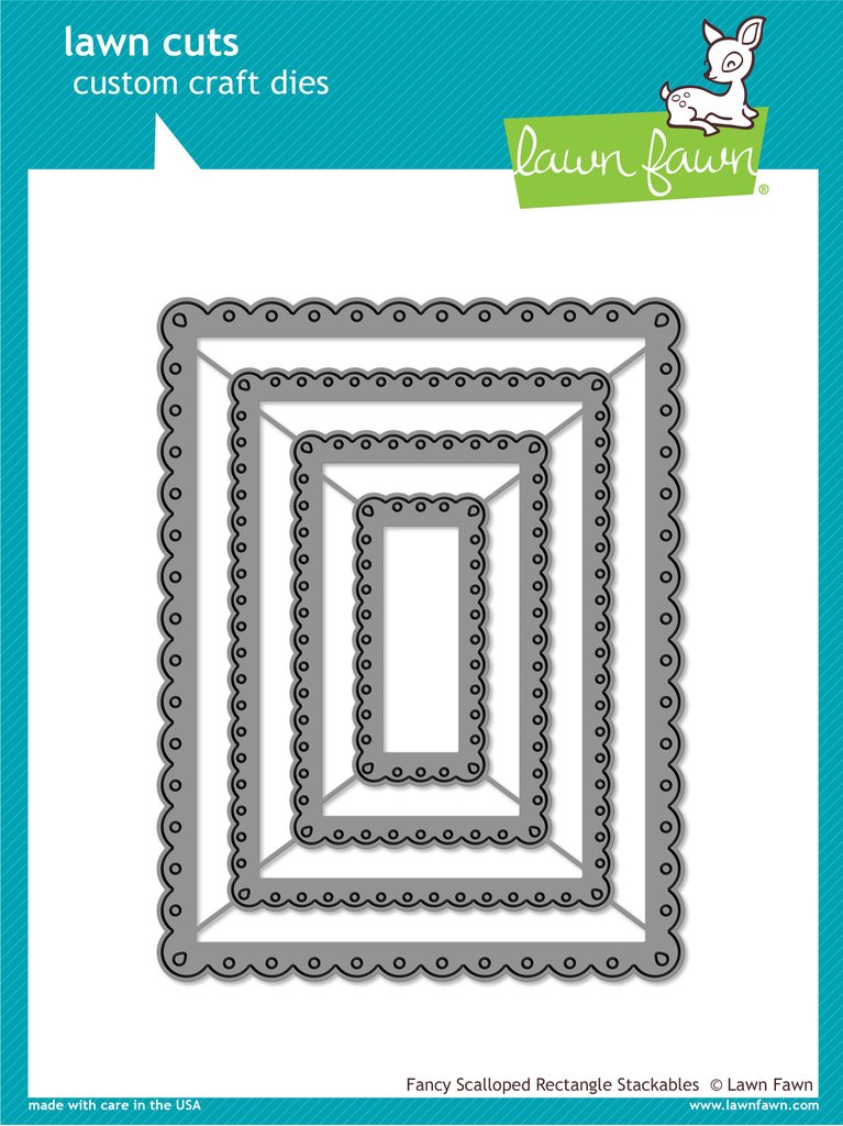 Fancy Scalloped Rectangle Stackables- lawn cuts Fancy Scalloped Rectangle Stackables- lawn cuts