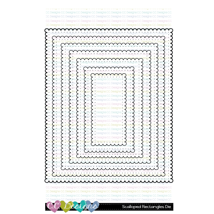 Scalloped Rectangle - Die