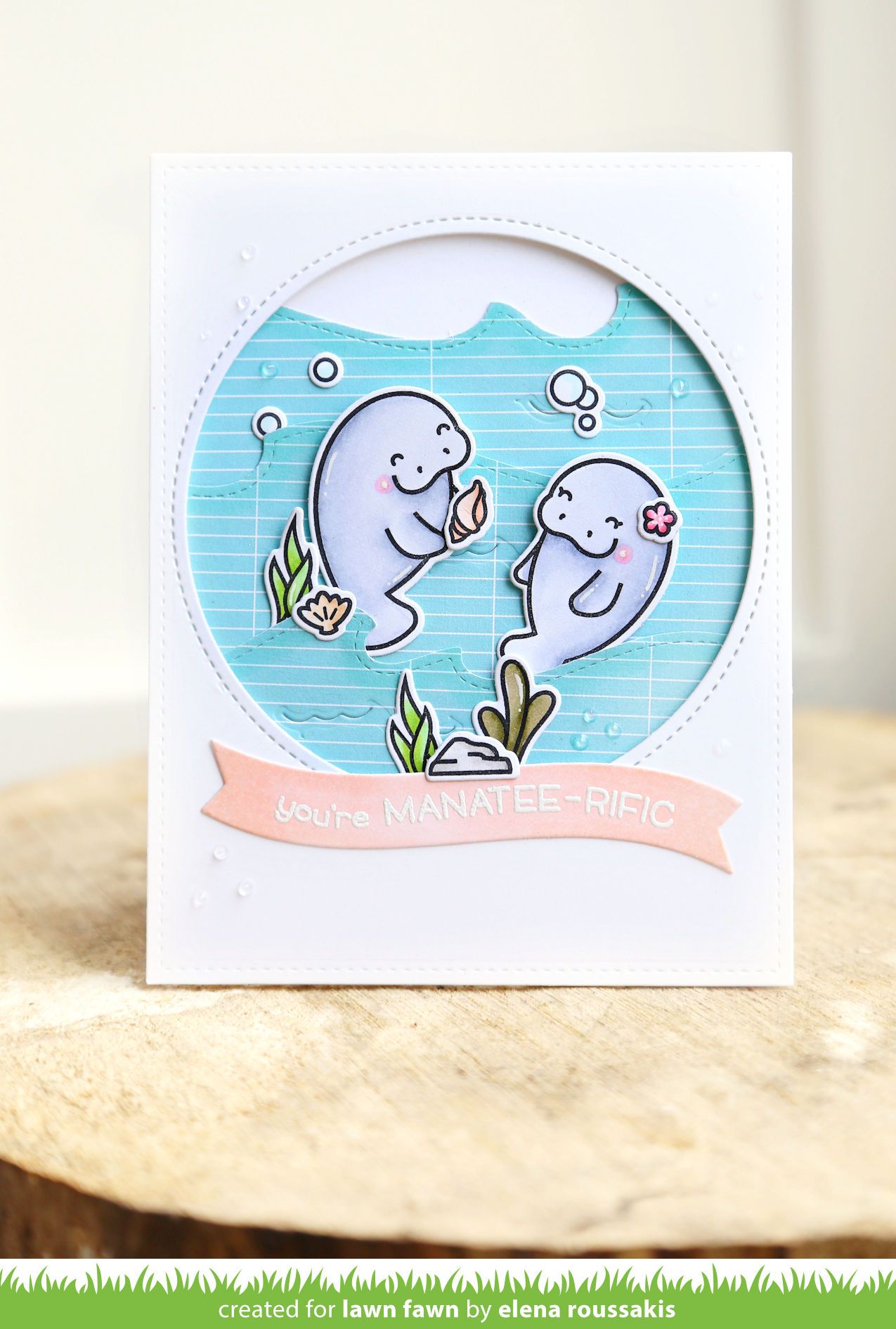 Stitched Wave Borders - Lawn Cuts Stitched Wave Borders - Lawn Cuts