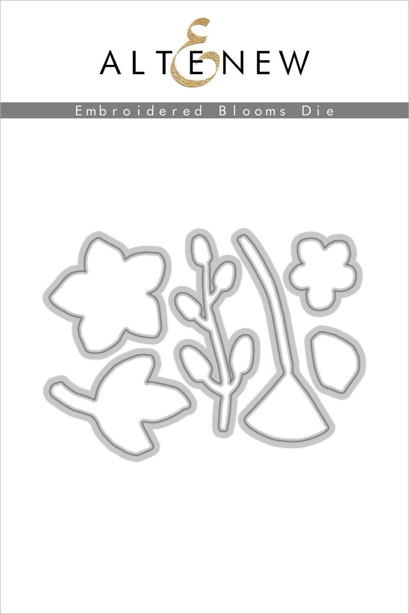 Embroidered Blooms - Die Set