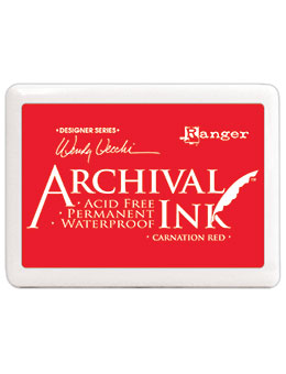 Carnation Red - Ranger - Archival Ink Carnation Red - Ranger - Archival Ink