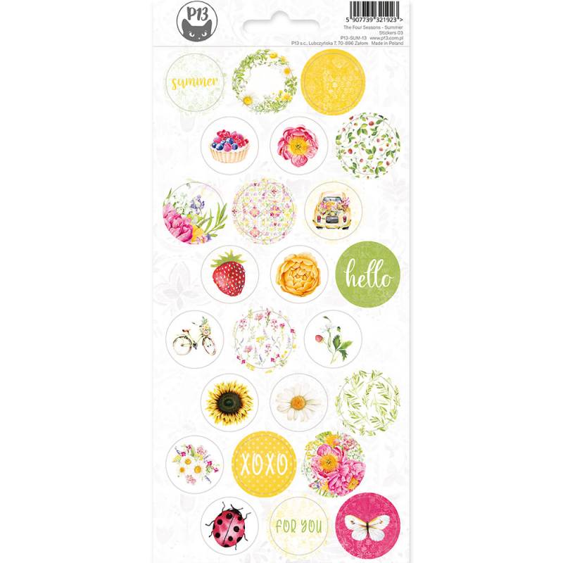 Sticker Sheet 03 - The Four Seasons - Summer Sticker Sheet 03 - The Four Seasons - Summer