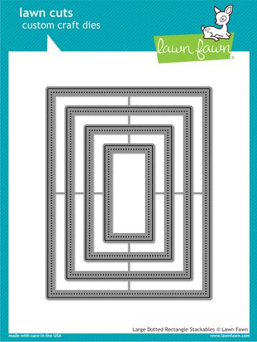 Large Dotted Rectangle Stackables - lawn cuts Large Dotted Rectangle Stackables - lawn cuts