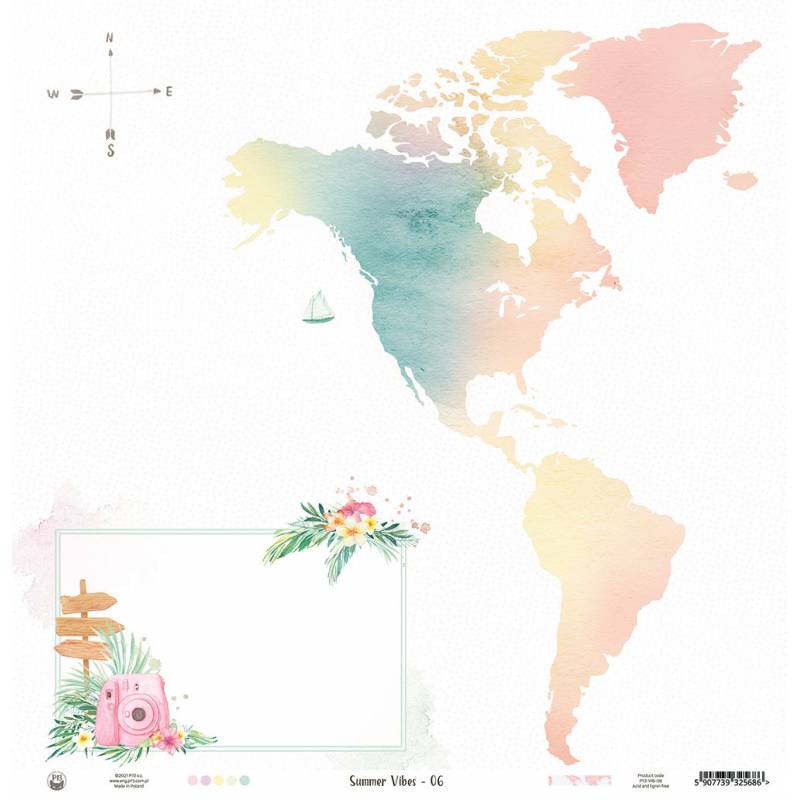 Paper 06 - 12"x12" - Summer Vibes