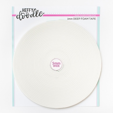 5mm Foam Tape - Heffy Doodle 5mm Foam Tape - Heffy Doodle