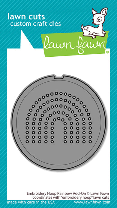 Embroidery Hoop Rainbow Add-On - Lawn Cuts Embroidery Hoop Rainbow Add-On - Lawn Cuts
