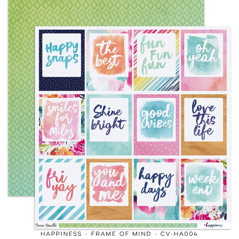Frame Of Mind - Happiness - Paper