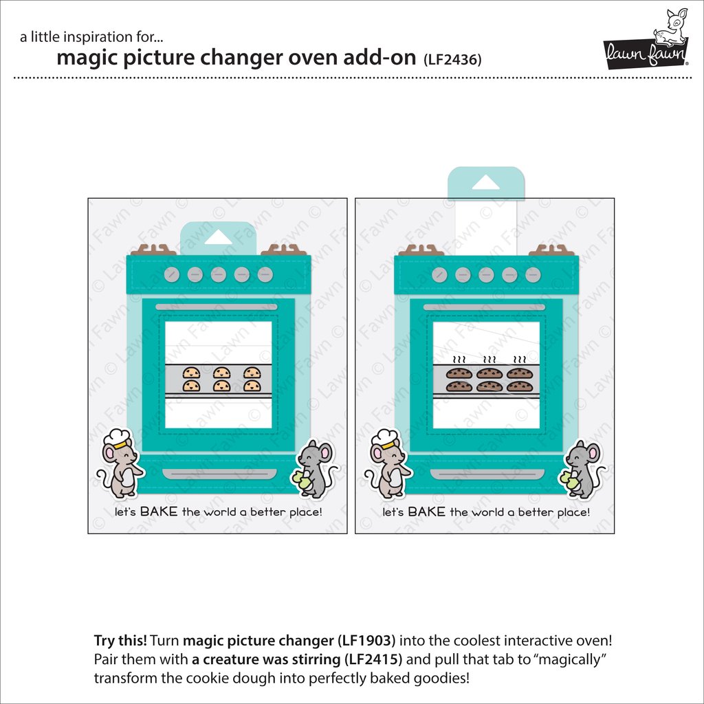 Magic Picture Changer Oven Add-On - Lawn Cuts Magic Picture Changer Oven Add-On - Lawn Cuts
