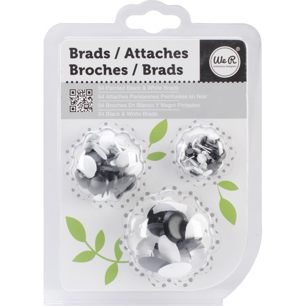 Black - Painted Brads