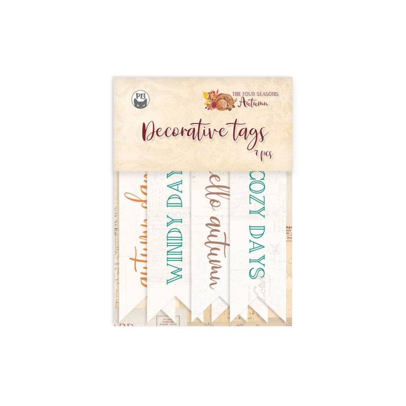 Decorative Tags 02 - The Four Seasons - Autumn