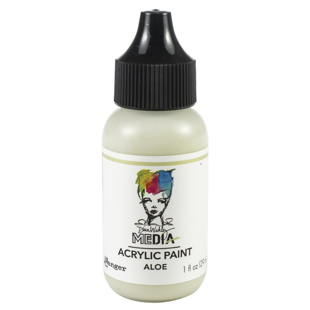 Aloe - Dina Wakley Media Heavy Body Acrylic Paint 1oz Aloe - Dina Wakley Media Heavy Body Acrylic Paint 1oz
