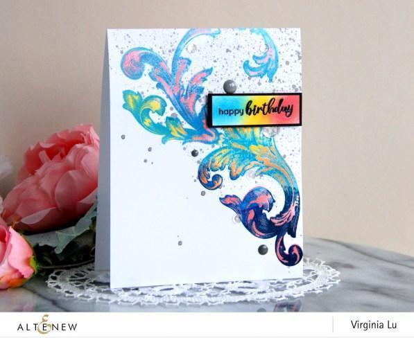 Baroque Motifs Mask - Stencil Baroque Motifs Mask - Stencil