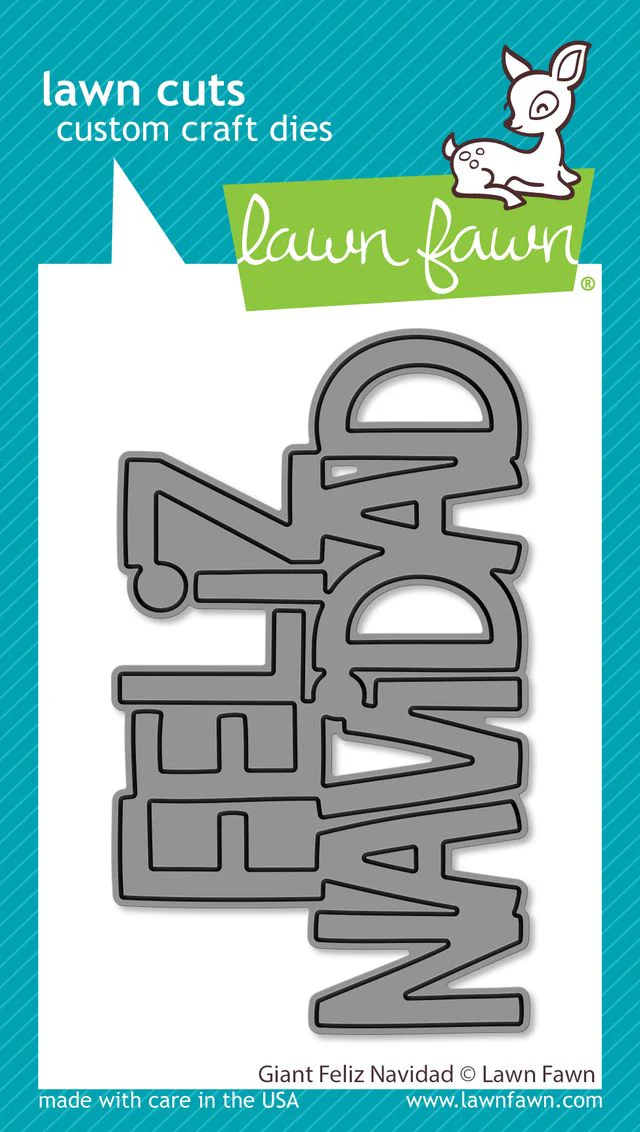 Giant Feliz Navidad - Lawn Cuts