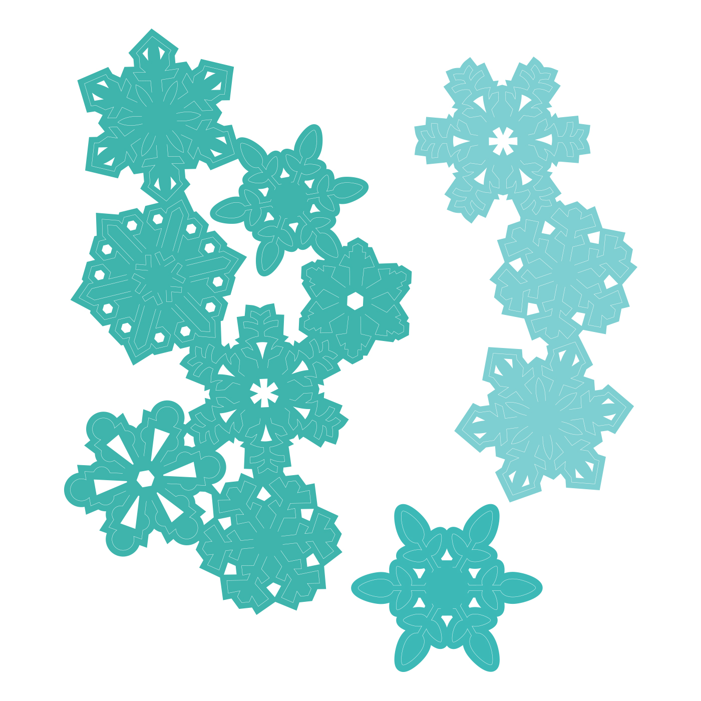Snowflake Bursts - Die Set