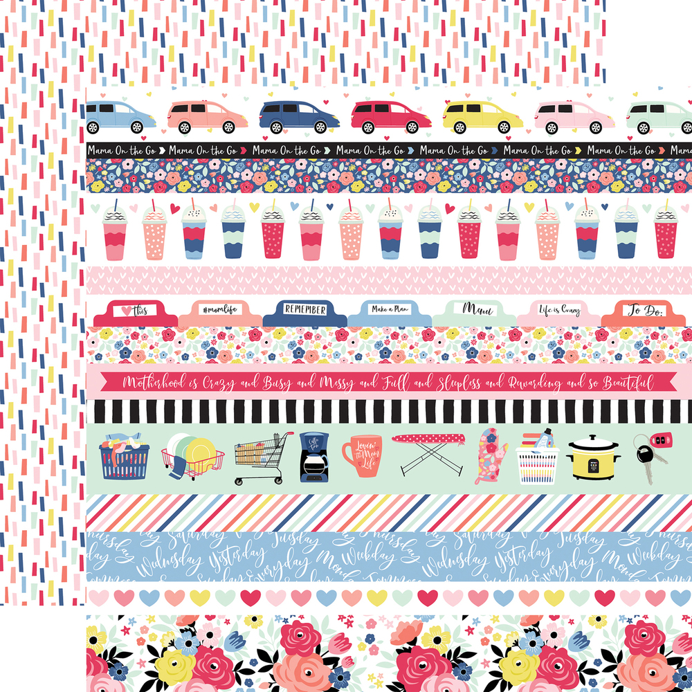 Border Strips - I am Mom - Echo Park Border Strips - I am Mom - Echo Park