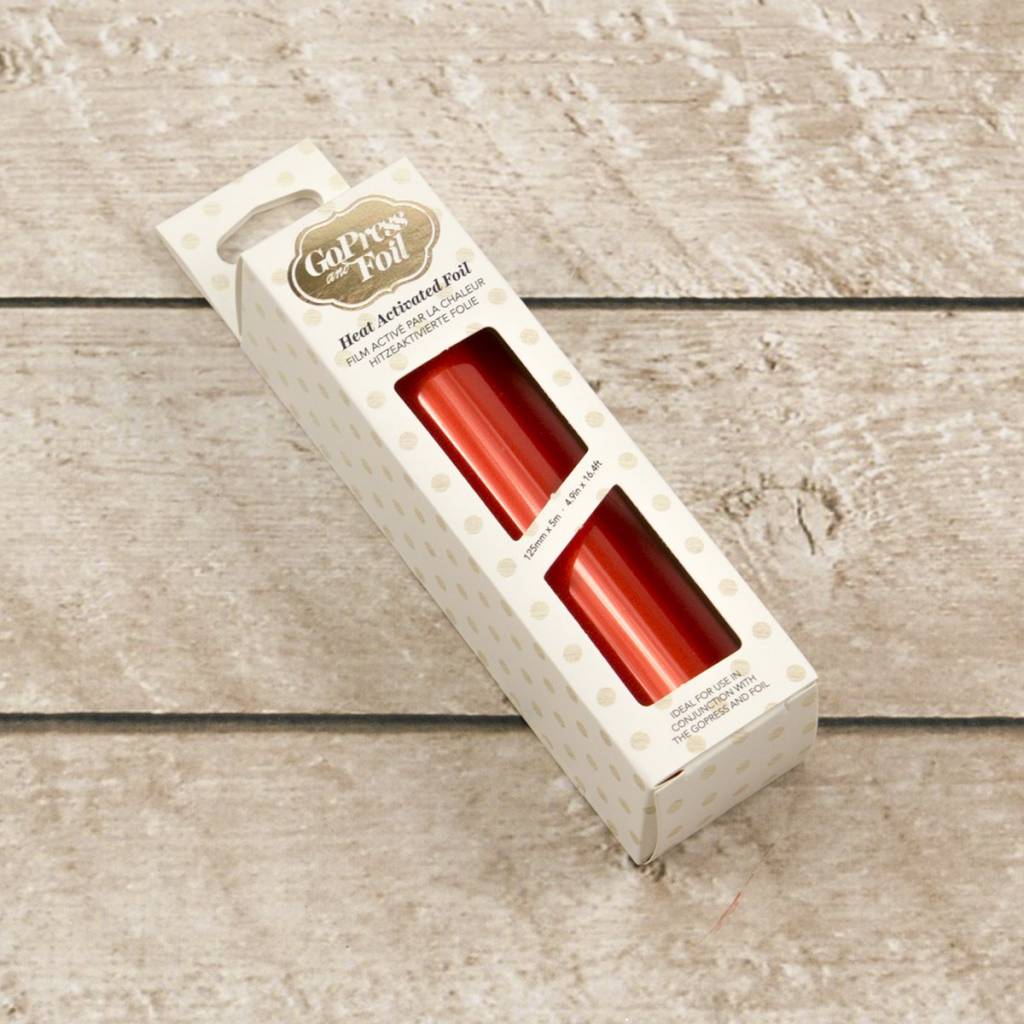Persimmon Orange Mirror Finish - Heat Activated Foil