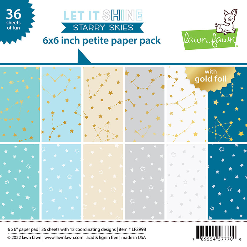 Let It Shine Starry Skies - Petite Paper Pack 6x6