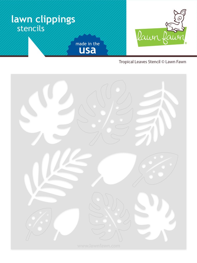 Tropical Leaves - Stencil Tropical Leaves - Stencil