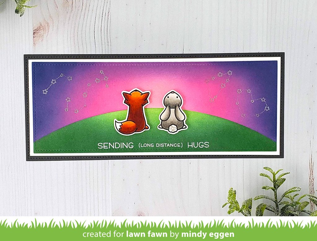 Slimline Simple Hillside - Stencil Slimline Simple Hillside - Stencil