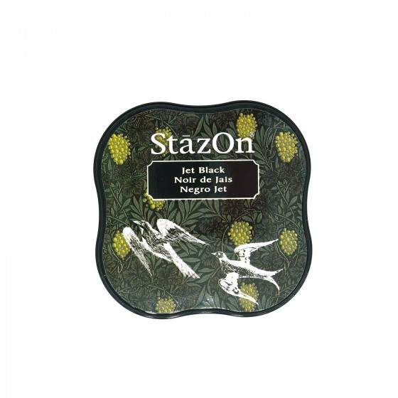 Jet Black - StazOn Mini - Ink Pad Jet Black - StazOn Mini - Ink Pad