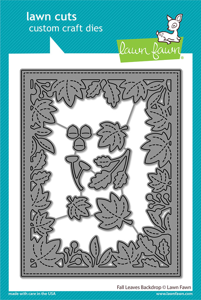 Fall Leaves Backdrop - Lawn Cuts