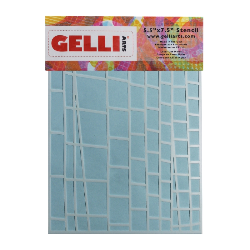 Ladder Stencil - For use with 5x7 plate - Gelli Arts